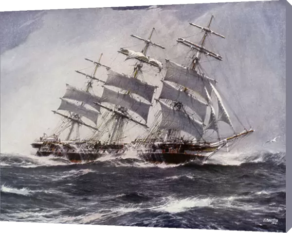 Clipper Ships: Sobraon (colour litho)