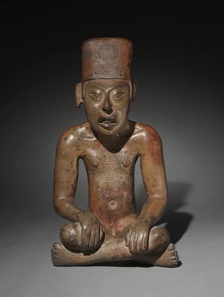 Seated Figure, Oaxaca, 300 BC-700 AD (ceramic) Our beautiful Wall Art ...