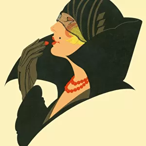 Historical fashion trends Fine Art Print Collection: Art Deco fashion trends