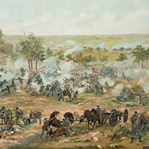 Battles Canvas Print Collection: Battle of Gettysburg