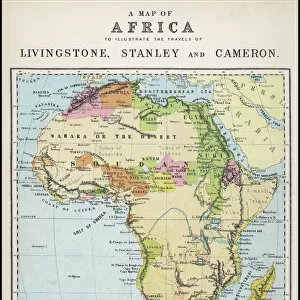 Madagascar Canvas Print Collection: Maps