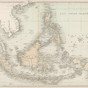 Papua New Guinea Canvas Print Collection: Maps