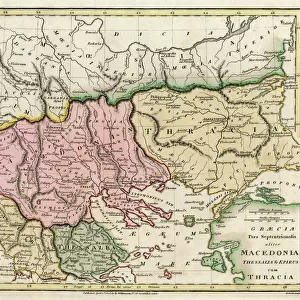 Maps and Charts Greetings Card Collection: North Macedonia