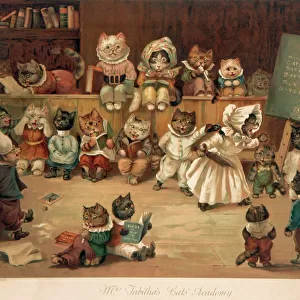 Merry Christmas to One and All Louis Wain Cat Design · Creative