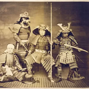 Historic Photographic Print Collection: Japanese samurai armor