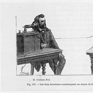 Famous inventors and scientists Fine Art Print Collection: Alexander Graham Bell