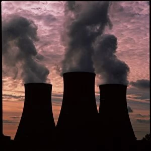 Towers Canvas Print Collection: Cooling Towers