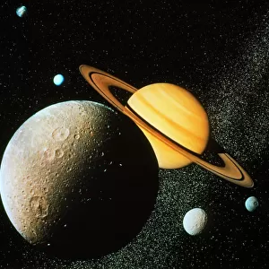 Planets Framed Print Collection: Saturn