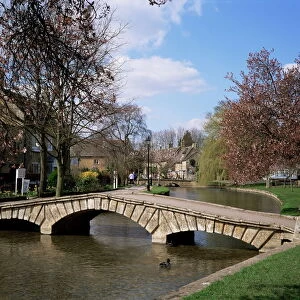 Gloucestershire Metal Print Collection: Bourton-on-the-Water