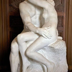 Sculpture Fine Art Print Collection: Rodins The Kiss