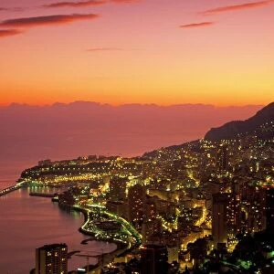 Aerial Photography Canvas Print Collection: Monaco
