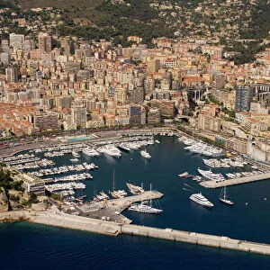 Monaco Metal Print Collection: Aerial Views