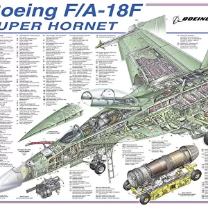 Aeroplanes Fine Art Print Collection: Boeing Super Hornet