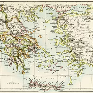Maps and Charts Fine Art Print Collection: Turkey