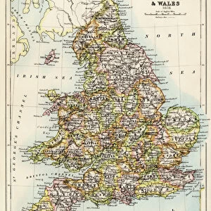 Wales Canvas Print Collection: Maps