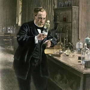 Scientists Framed Print Collection: Louis Pasteur