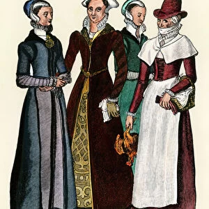 Historical fashion trends Collection: Tudor era fashion trends