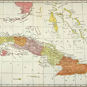Cuba Canvas Print Collection: Maps