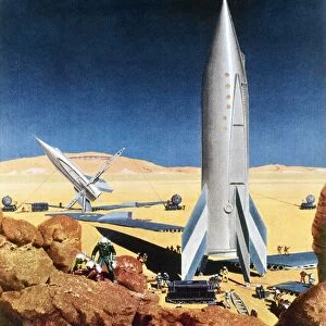 Space exploration Canvas Print Collection: Astronauts