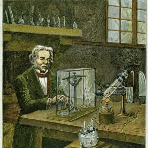 Famous inventors and scientists Canvas Print Collection: Michael Faraday
