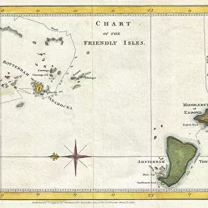 Tonga Fine Art Print Collection: Maps