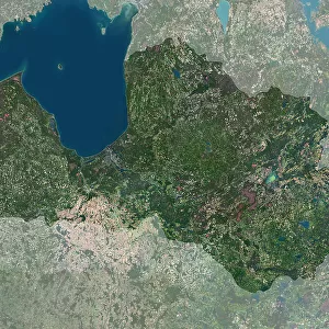 Latvia Canvas Print Collection: Aerial Views