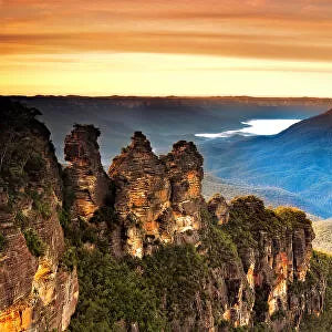 Australian Landmarks Mouse Mat Collection: The Three Sisters, Blue mountains