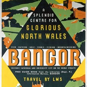 Wales Canvas Print Collection: Bangor