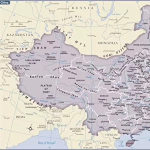China Fine Art Print Collection: Maps
