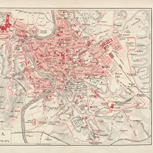 Vatican City Metal Print Collection: Maps
