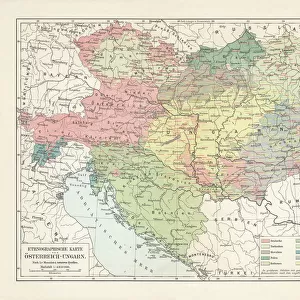 Hungary Metal Print Collection: Maps