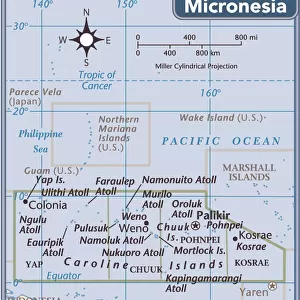 Federated States of Micronesia Collection: Maps