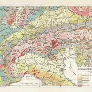 Slovenia Canvas Print Collection: Maps