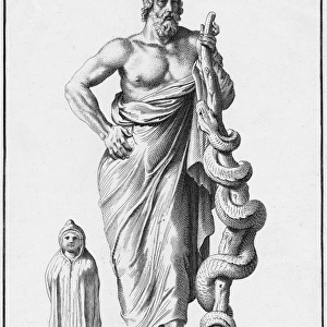 Historic Poster Print Collection: Greek mythology sculptures
