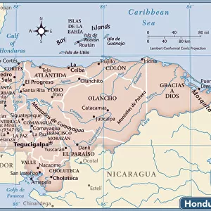 North America Mouse Mat Collection: Honduras