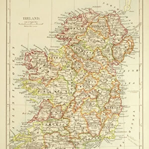 Maps and Charts Greetings Card Collection: Ireland