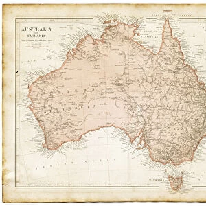 Maps and Charts Mouse Mat Collection: Australia