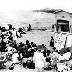 The Great British Seaside Metal Print Collection: Punch and Judy Seaside Shows