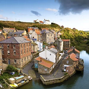 The Great British Seaside Metal Print Collection: Charming Staithes, North Yorkshire