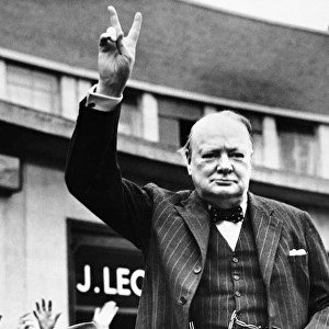 Special Edition Wall Art Metal Print Collection: Winston Churchill