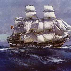 Clipper Ships: Northfleet (colour litho)