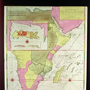 Mozambique Canvas Print Collection: Maps