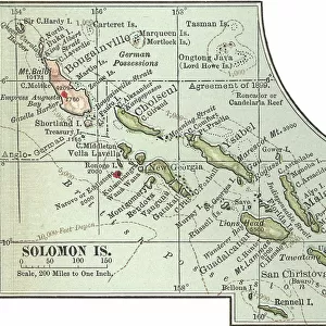 Solomon Islands Fine Art Print Collection: Maps