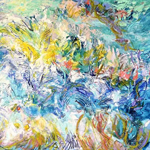 Abstract art Poster Print Collection: Fluid acrylic pouring art