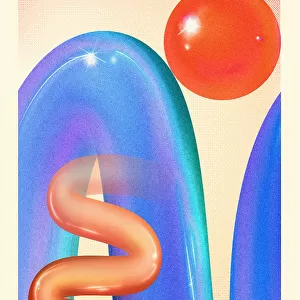 Minimalist artwork Poster Print Collection: Subtle colors