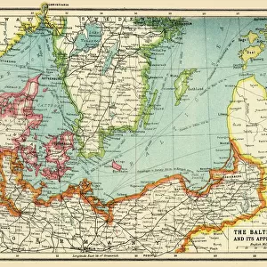 Latvia Canvas Print Collection: Maps