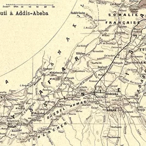 Djibouti Metal Print Collection: Maps
