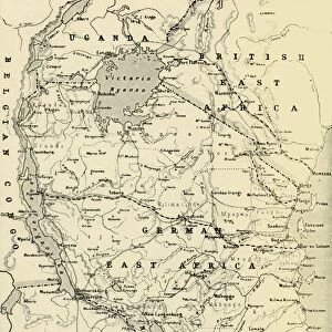 Rwanda Canvas Print Collection: Maps
