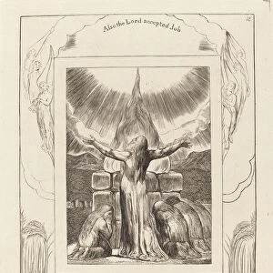 Jobs Sacrifice, 1825. Creator: William Blake