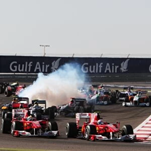 2010 Grand Prix Races Cushion Collection: Rd1 Bahrain Grand Prix